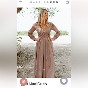 Baltic Born Lydia Maxi Dress - Stone